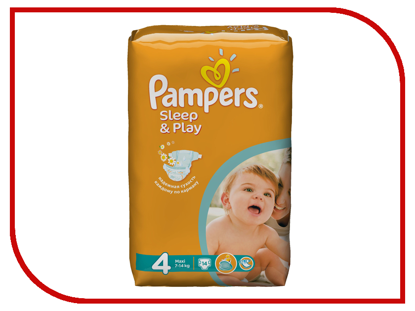  Pampers Sleep & Play Maxi 7-14 14 4015400166658