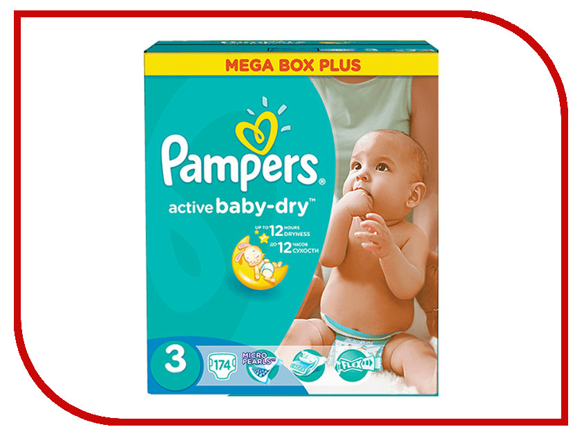  Pampers Active Baby-Dry Midi 5-9 174 4015400737551