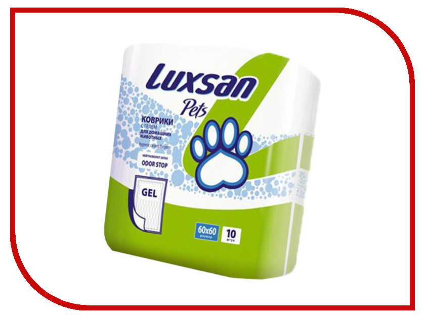 Пеленки Luxsan Premium GEL №10 60x60cm 10шт 3660103