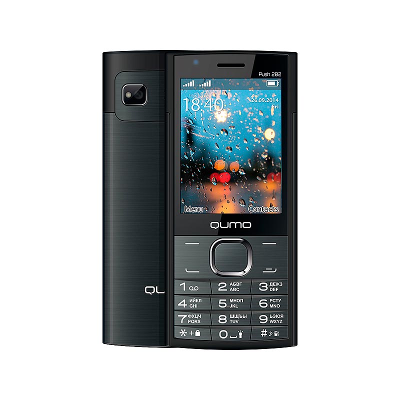 Сотовый телефон Qumo Push 282 Black