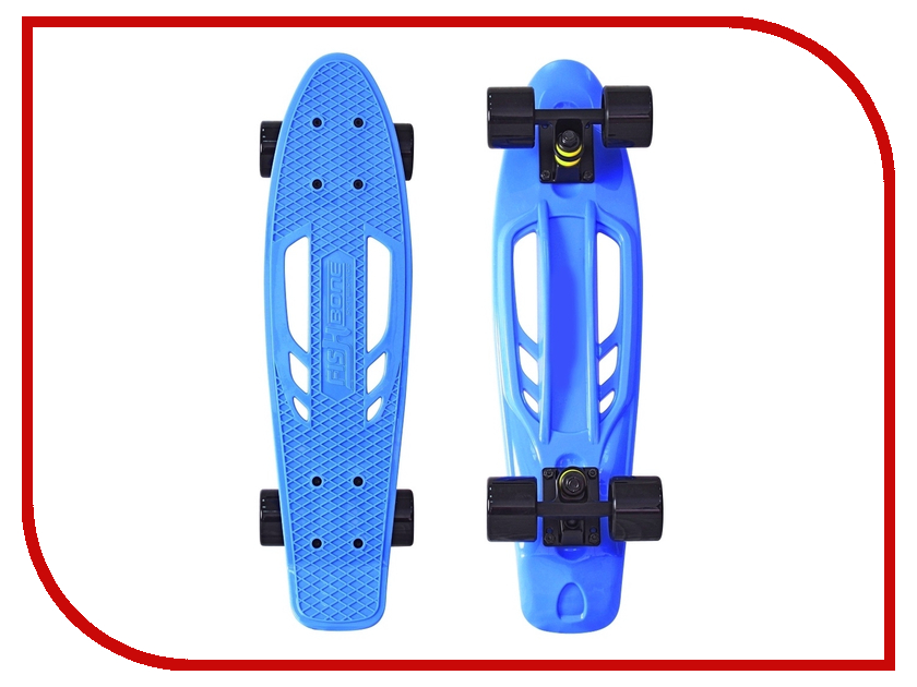 Скейт Y-SCOO Skateboard Fishbone 22 Blue-Black 405-B