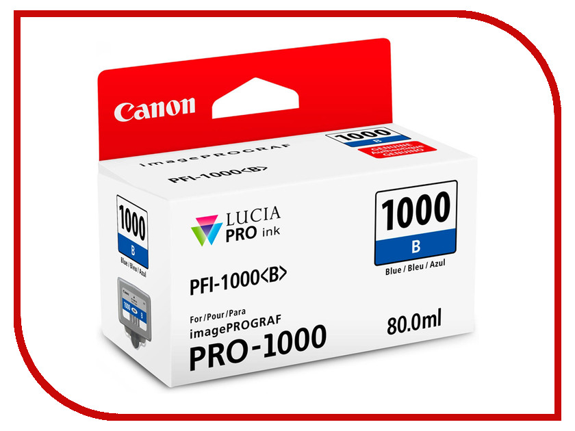  Canon PFI-1000B Blue 0555C001