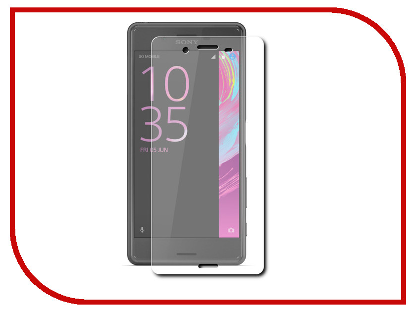    Sony Xperia XA Red Line Tempered Glass