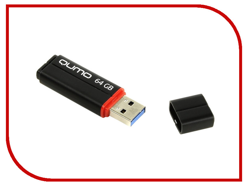 USB Flash Drive 64Gb - Qumo Speedster Black