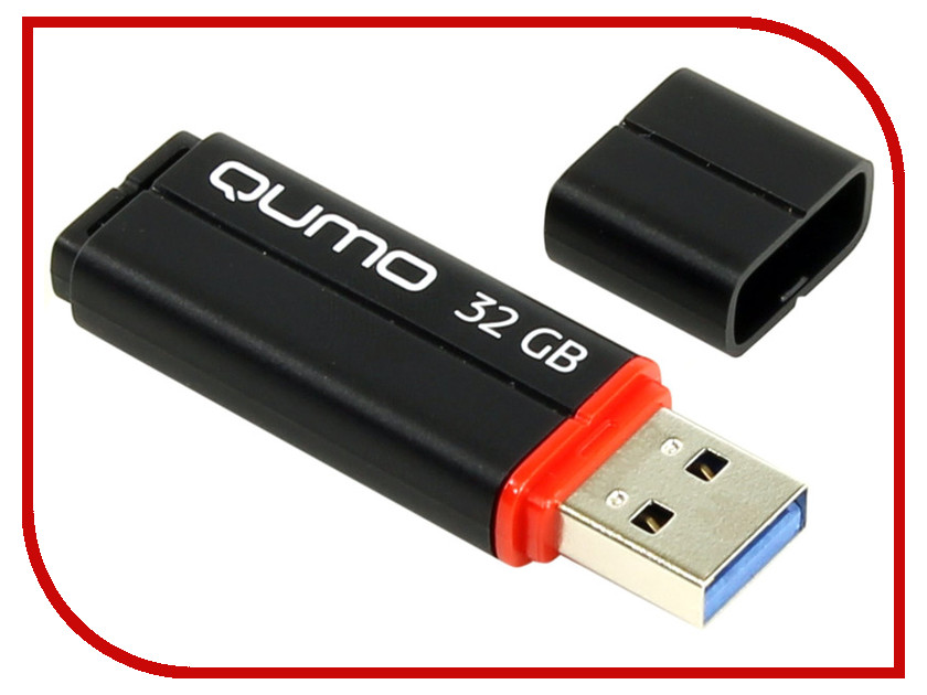 USB Flash Drive 32Gb - Qumo Speedster Black