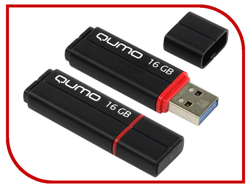USB Flash Drive 16Gb - Qumo Speedster Black