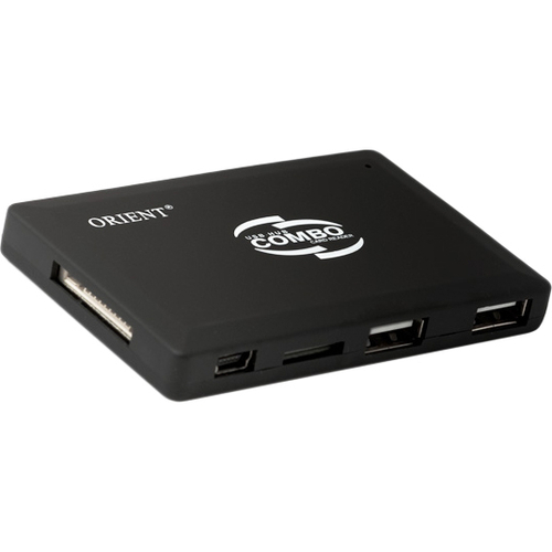 Orient Карт-ридер Orient CO-730 All in 1 card reader + 3 port HUB