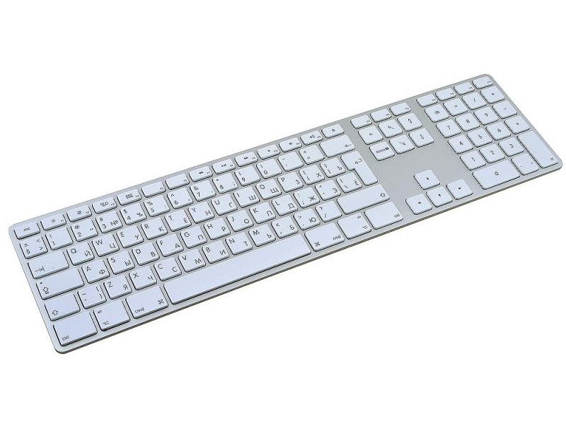 Apple Клавиатура Apple MB110 Wired Keyboard White USB