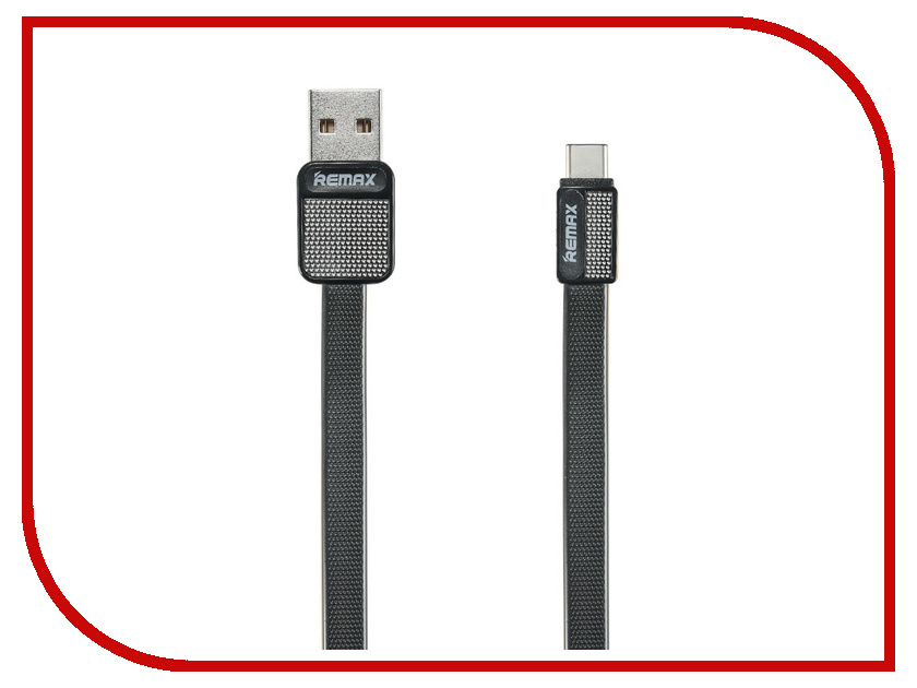  Remax USB Type-C Platinum RC-044a 1m Black 14534