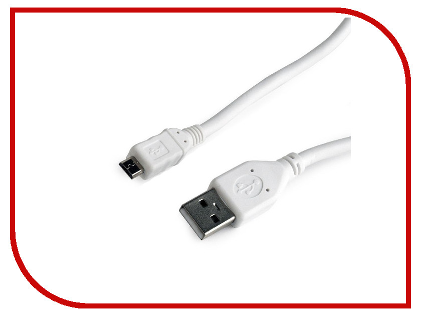  Gembird Cablexpert Pro USB AM / microBM 5P 1m White CC-mUSB2-AMBM-1MW