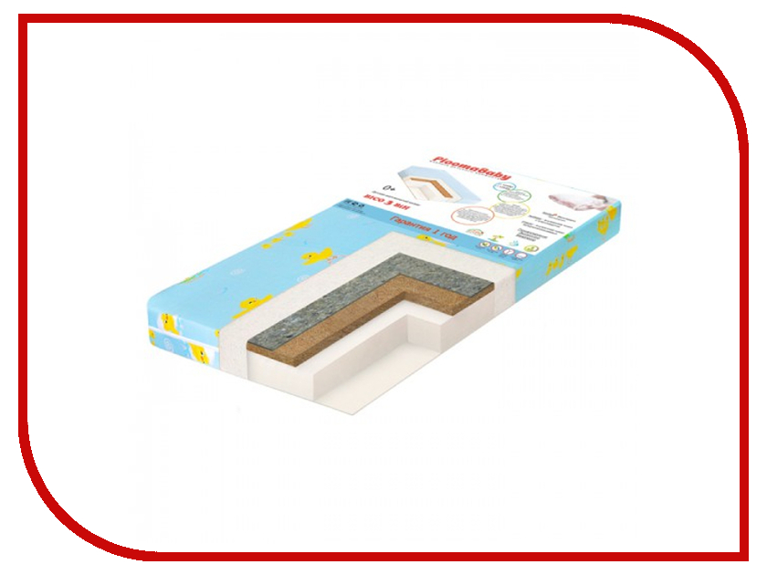 фото Детский матрас PloomaBaby B3 BiH 8x60x120cm