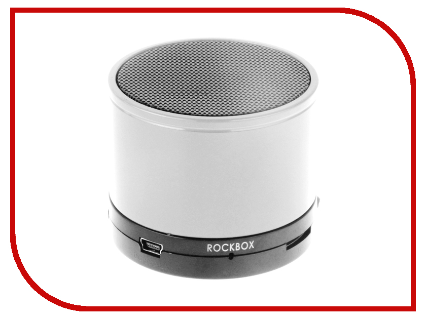 Колонка RockBox Round Glossy White 47254