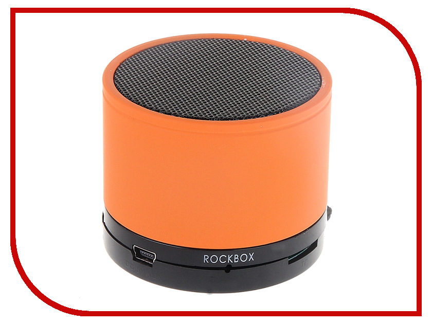 Колонка RockBox Round Frosted Orange 47242