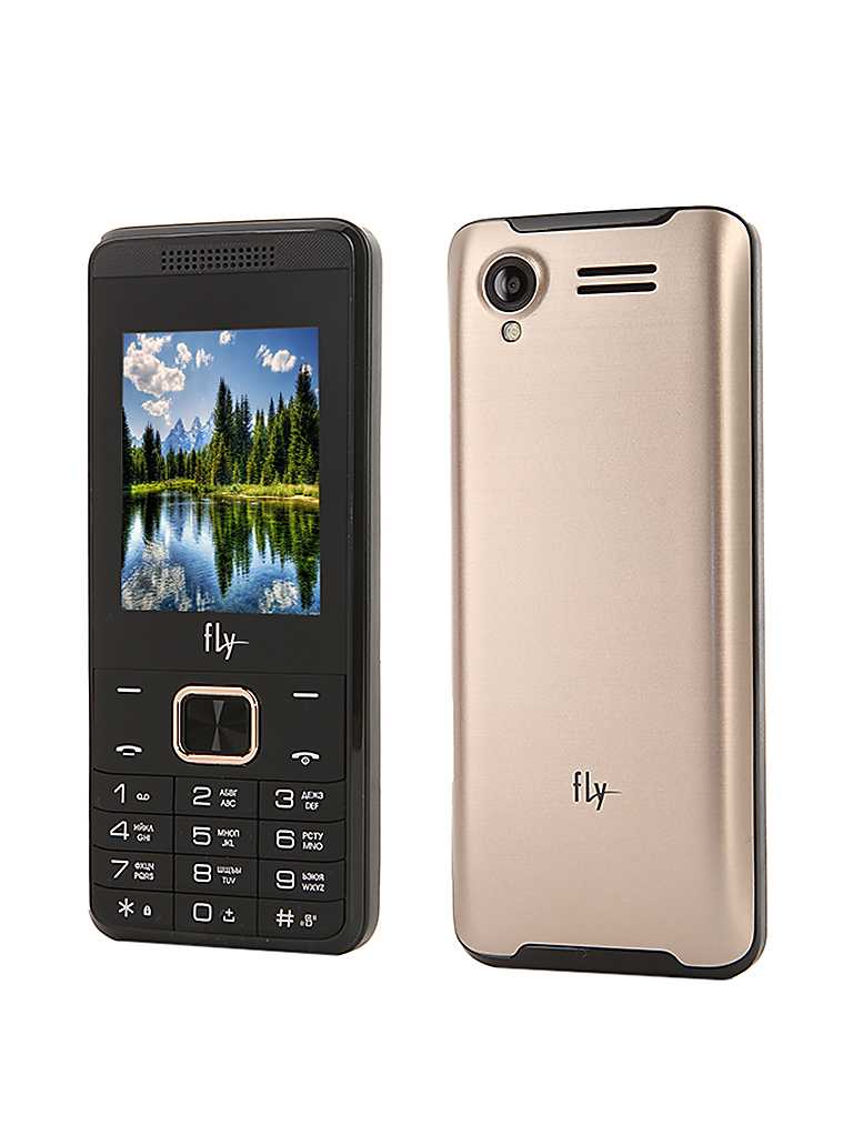 Сотовый телефон Fly FF245 DS Champagne