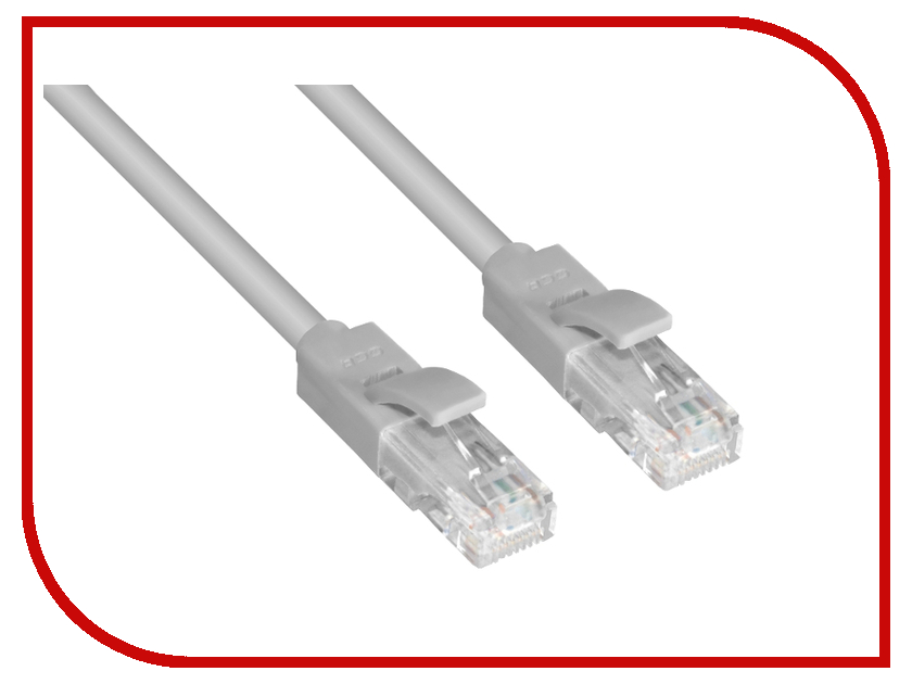  Greenconnect Premium UTP 24AWG cat.5e RJ45 T568B 0.3m Grey GCR-LNC031-0.3m