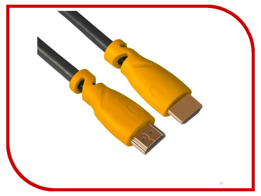  Greenconnect HDMI M / M v1.4 3m Black-Yellow GCR-HM340-3.0m