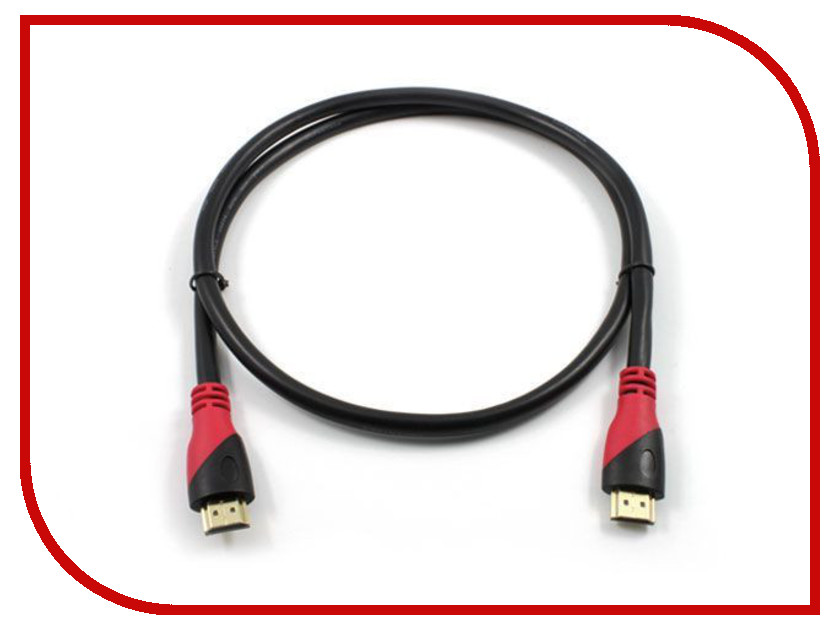  Greenconnect HDMI 19M v2.0 1m Red GCR-HM3012-1.0m