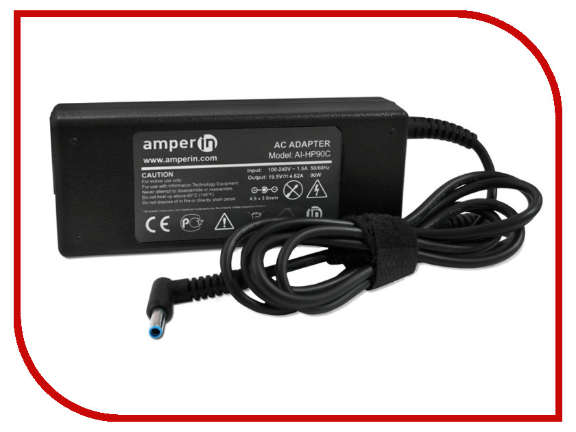   Amperin AI-HP90C  HP Pavilion 15-e 15-n Series HP 19.5V 4.62A 4.5x3.0mm 90W