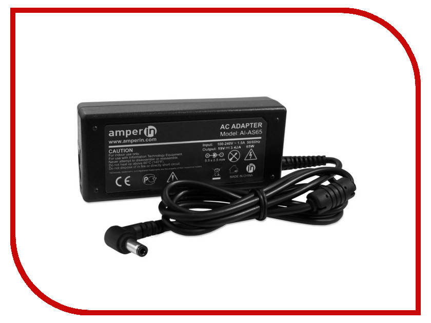   Amperin AI-AS65  ASUS 19V 3.42A 5.5x2.5mm 65W