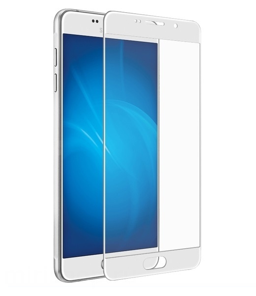 Аксессуар Защитное стекло Samsung Galaxy A7 2016 Onext с рамкой White 41091