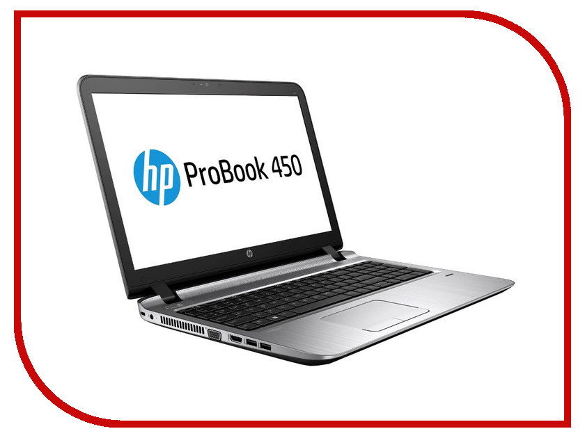  HP ProBook 450 G3 W4P32EA (Intel Core i5-6200U 2.3 GHz / 4096Mb / 500Gb / DVD-RW / Intel HD Graphics / Wi-Fi / BT / Cam / 15.6 / 1366x768 / Windows 7 64-bit)