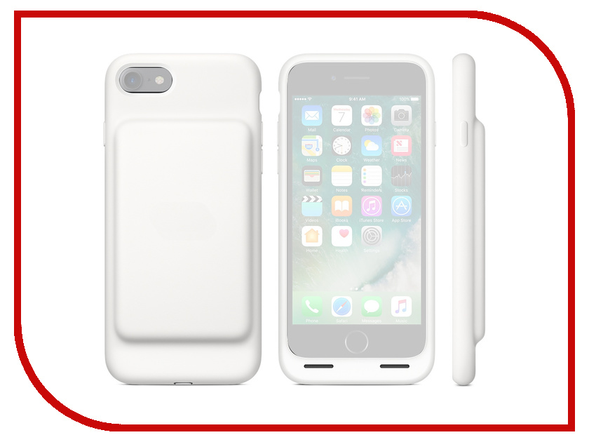 Аксессуар Чехол-аккумулятор APPLE iPhone 7 Smart Battery Case White MN012ZM/A