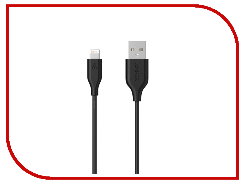  Anker PowerLine USB - Lightning A8111H12 0.9m Black