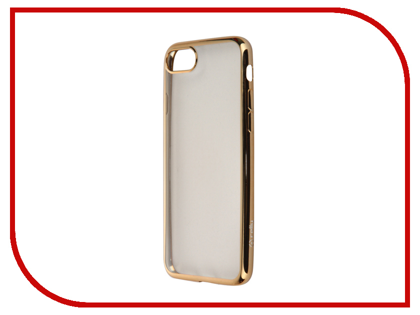   Celly Laser  APPLE iPhone 7 Transparent-Gold LASER800GD