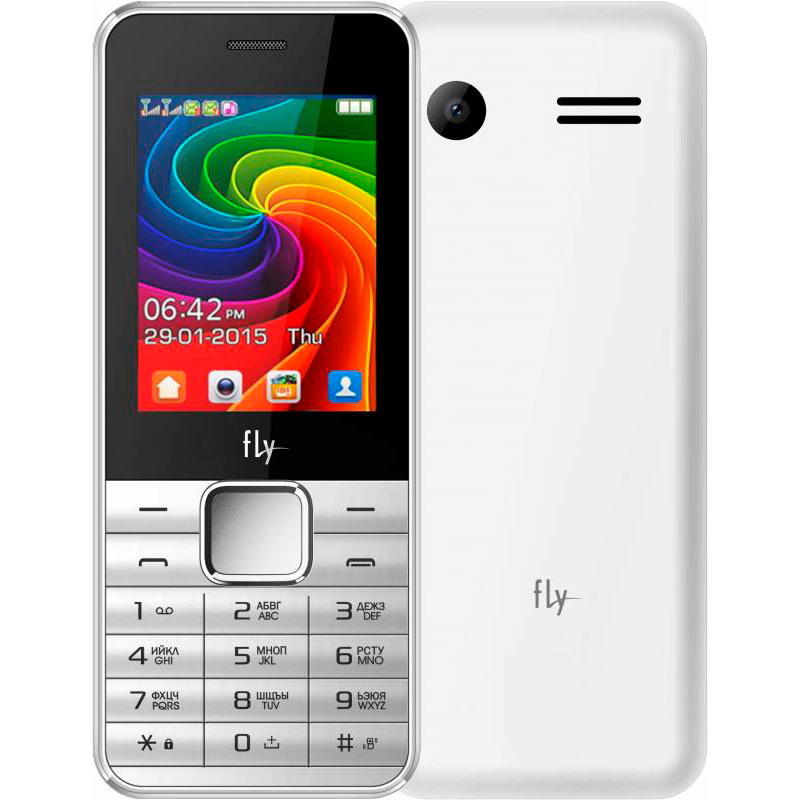 Сотовый телефон Fly FF246 White