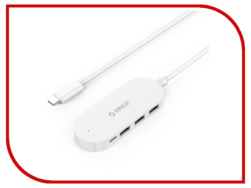  USB Orico HC1-WH 4-Ports White