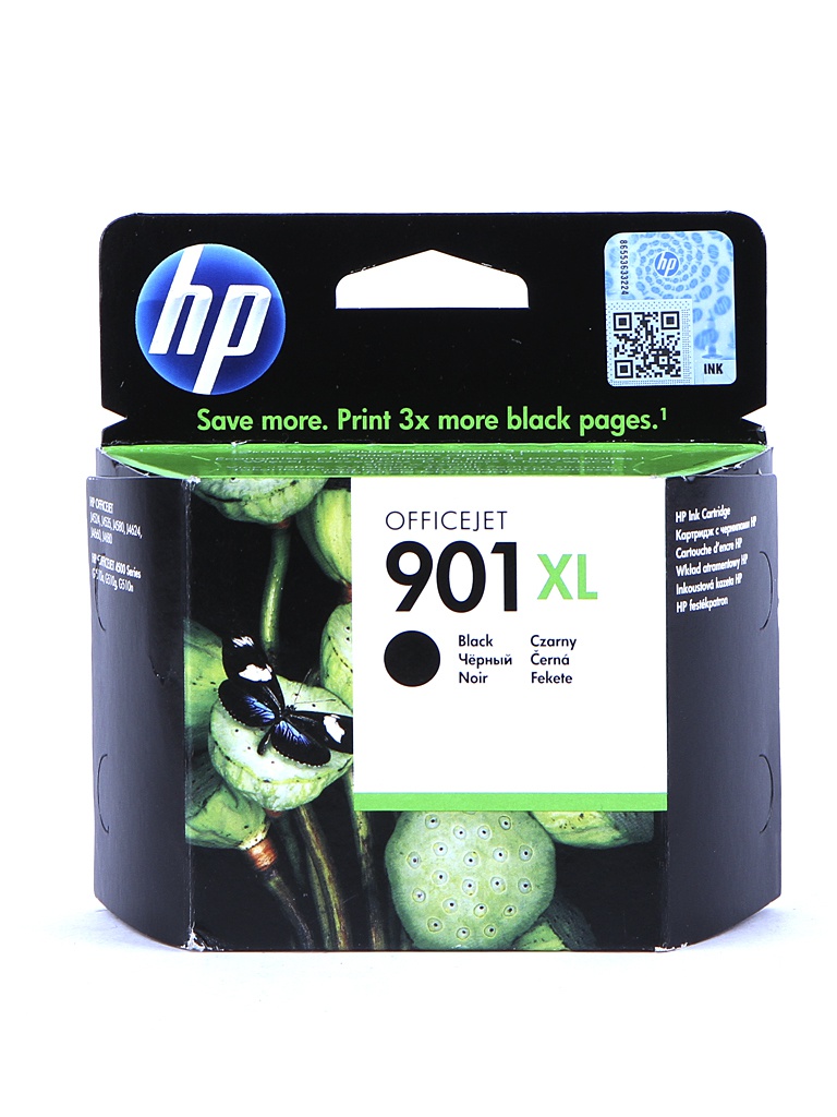 Картридж HP 901XL CC654AE Black для J4580/J4660/J4680 картридж hp cc654ae 901xl black для j4580 4660