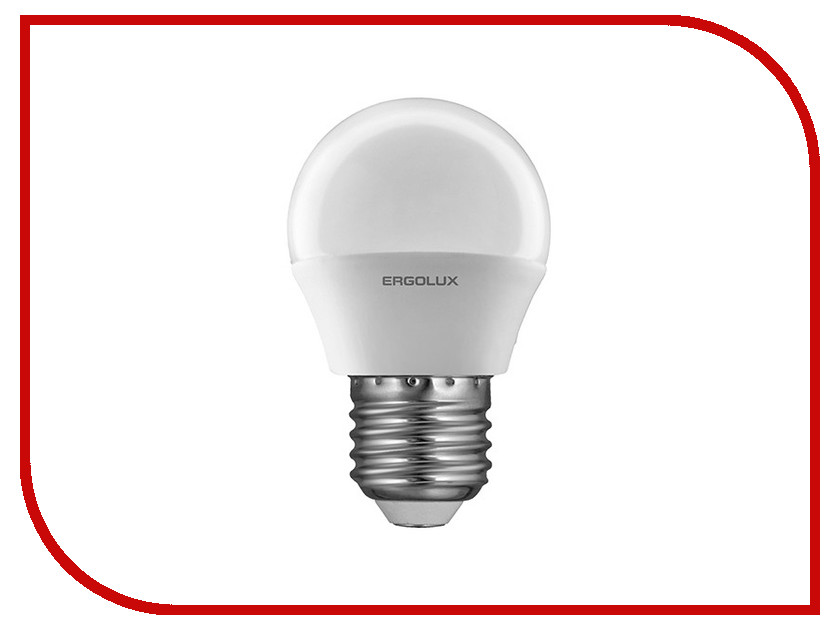 Лампочка Ergolux Шар LED-G45-5W-E27-3K 12139