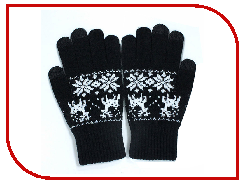 фото Теплые перчатки для сенсорных дисплеев iGloves P3 р.M Black Deer