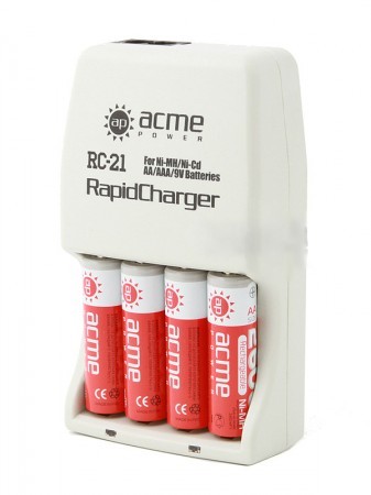 Acme Power Зарядное устройство AcmePower AP RC-21 + 4 ак. AA 2600 mAh