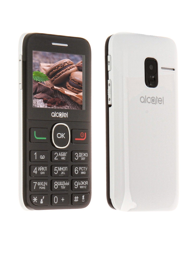 Сотовый телефон Alcatel OneTouch 2008G Black-Pure White