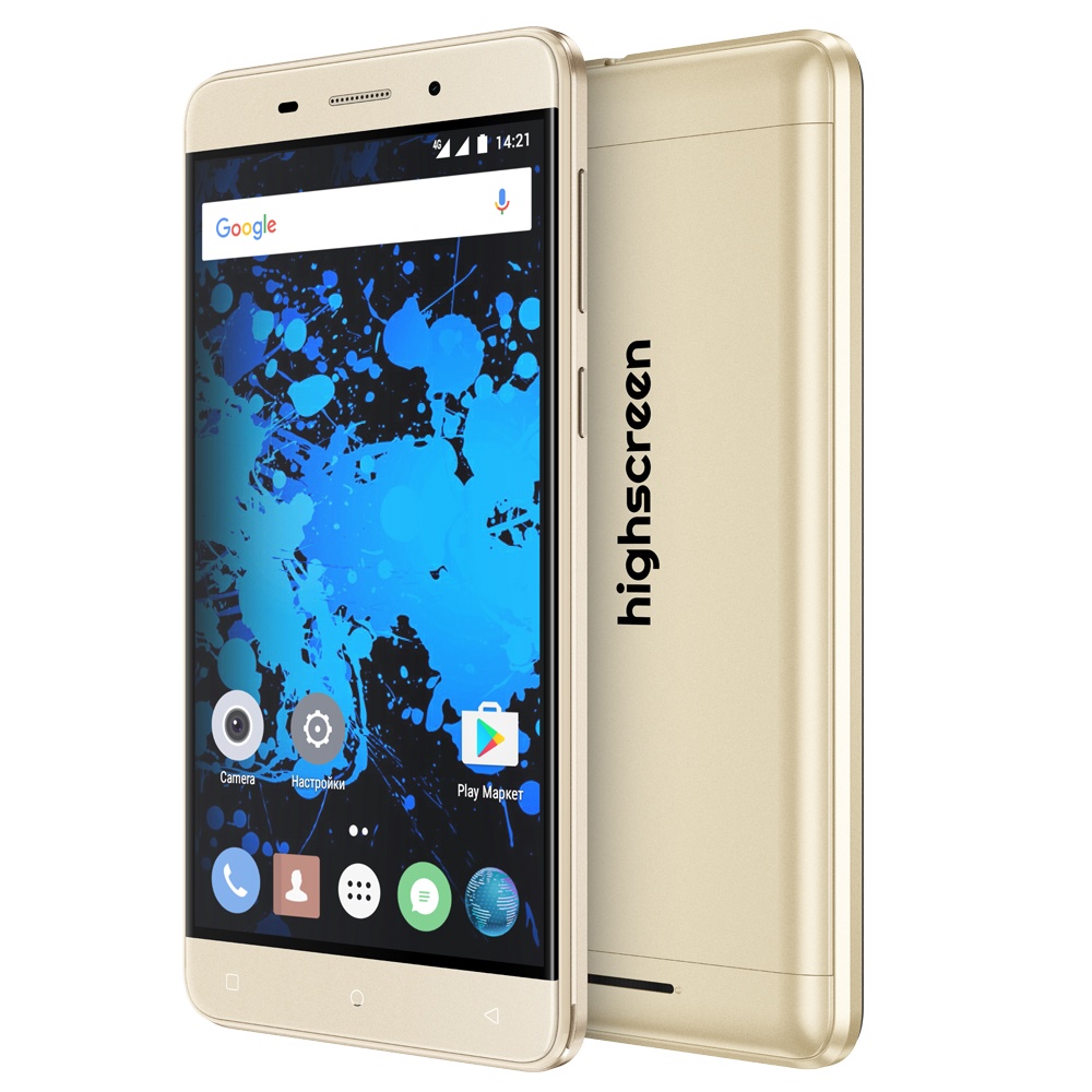 Сотовый телефон Highscreen Power Rage Evo Gold