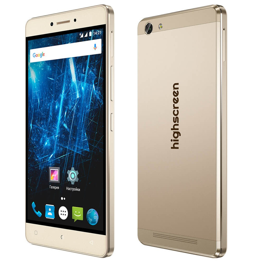 Сотовый телефон Highscreen Power Ice Max Gold