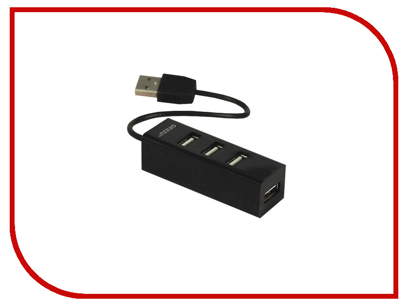  USB Ginzzu GR-464UB 4-ports