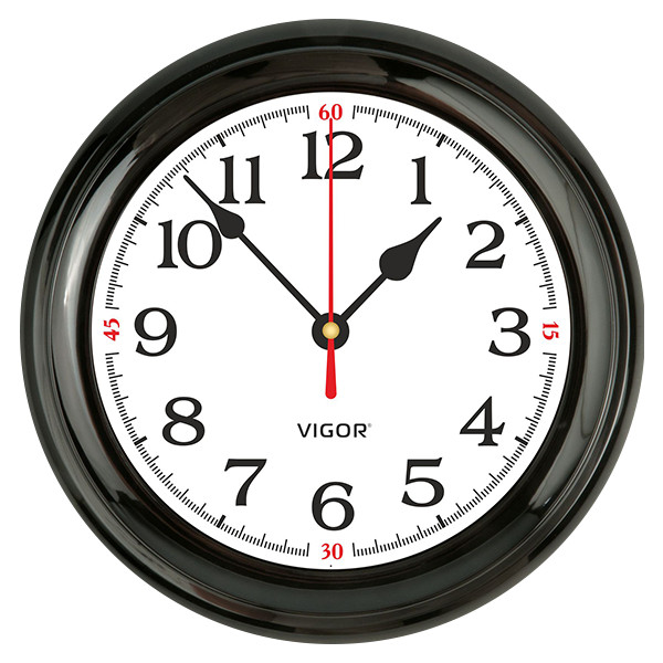 Часы Vigor Д-24 Классика белая в черном