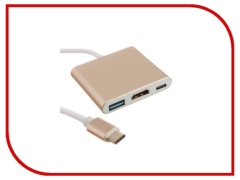  Palmexx USB C-HDMI-USB 3.1-USB C PX / HUB-USBC-HDMI-USB Gold