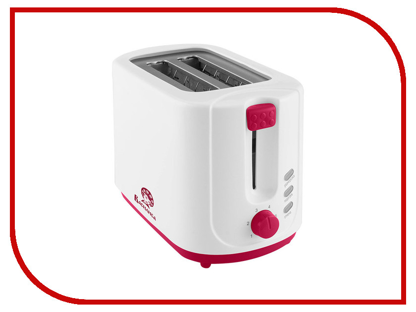Тостер Василиса ТС2-750 White-Crimson
