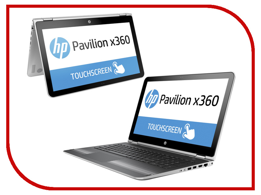  HP Pavilion x360 15-bk100ur X9X93EA (Intel Core i3-7100U 2.4 GHz / 8192Mb / 500Gb + 8Gb SSD / No ODD / Intel HD Graphics / Wi-Fi / Bluetooth / Cam / 15.6 / 1920x1080 / Touchscreen / Windows 10 64-bit)
