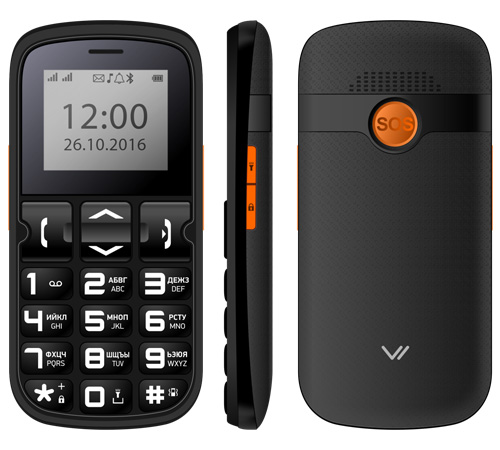 Сотовый телефон Vertex C306 Black