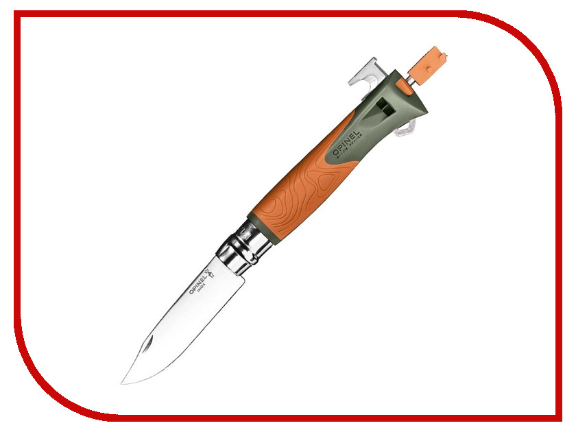 Нож Opinel №12 Explore Orange 001974 - длина лезвия 100мм