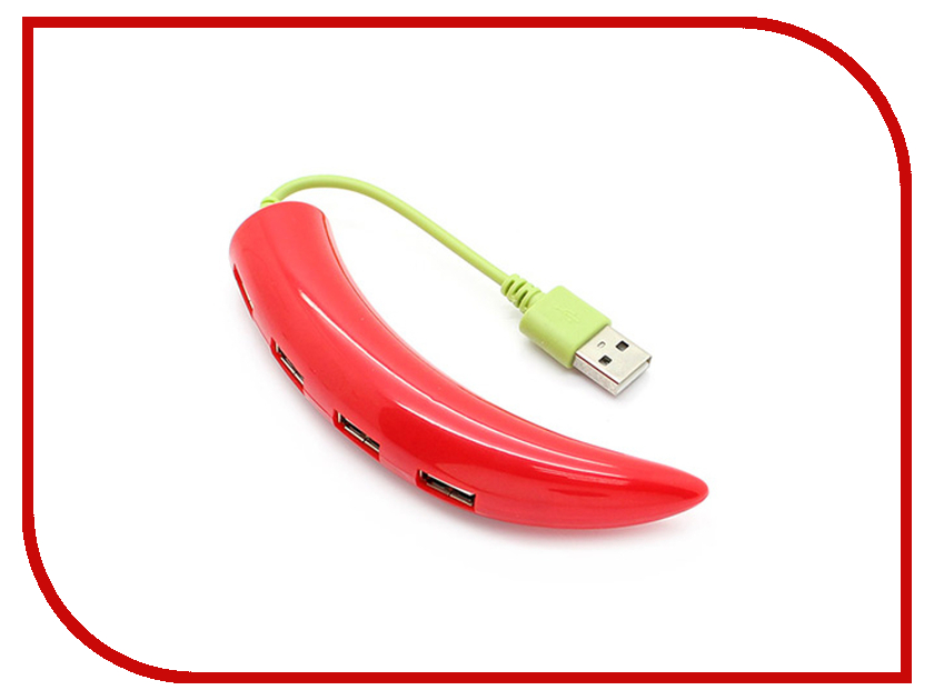  USB Bradex  USB 4 ports Red SU 0043