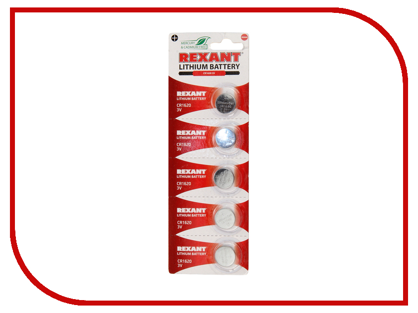  CR1620 - Rexant 3V 70 mAh 30-1105 (5 )