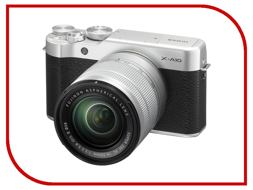 фото Фотоаппарат FujiFilm X-A10 Kit XC 16-50 mm F/3.5-5.6 Silver