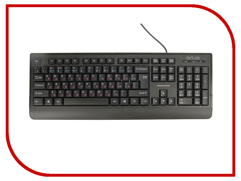 все цены на Клавиатура Delux DLK-6010UB Black онлайн