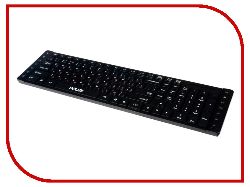 все цены на Клавиатура Delux DLK-1200UB Black онлайн