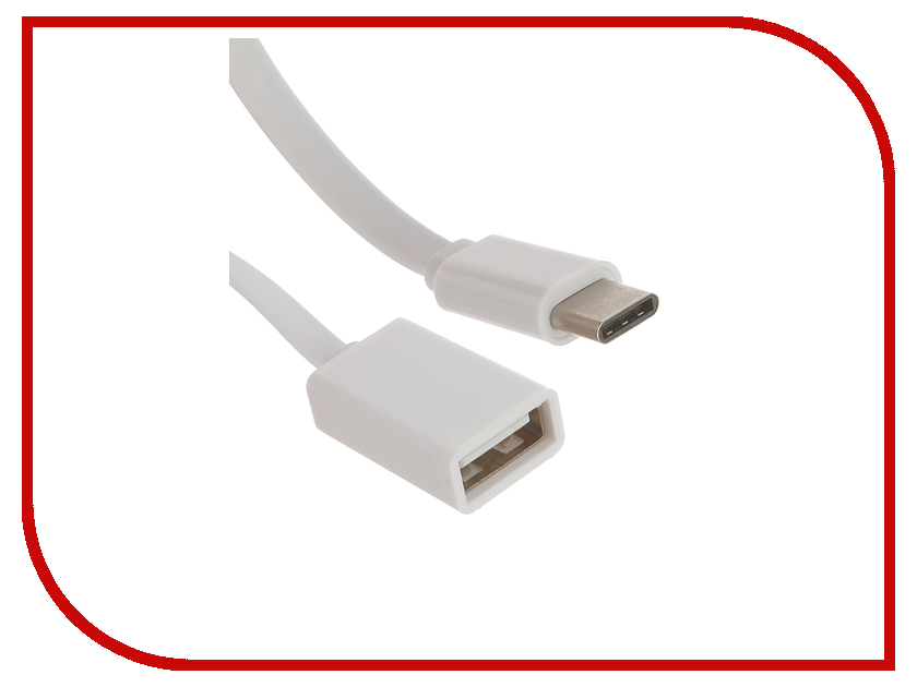  BROSCO OTG USB - USB Type-C White OTG-CABLE-02-WHITE